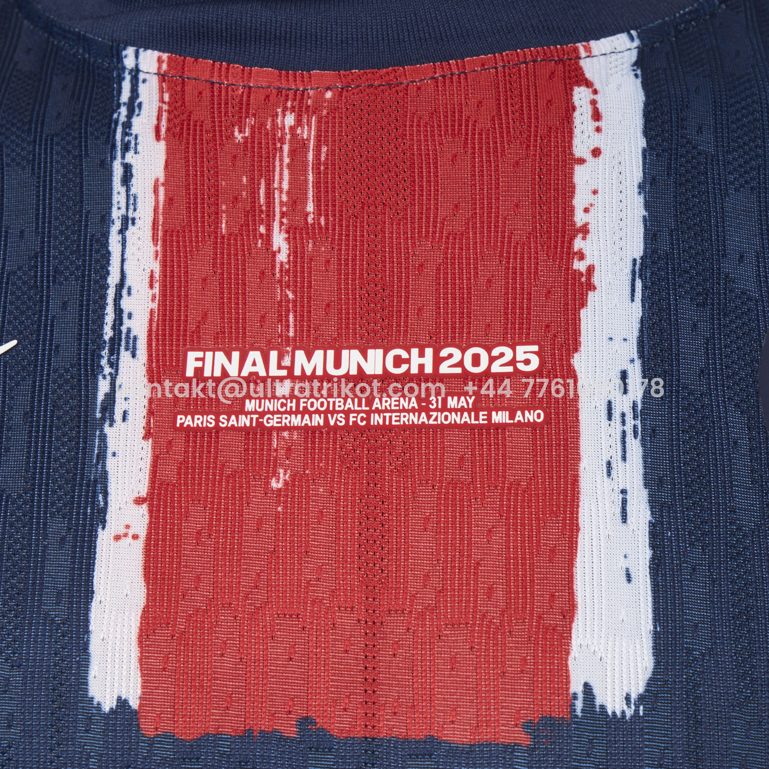 UltraTrikot-Paris Saint-Germain PSG 24-25 Home Champions League Final Jersey - Player Version