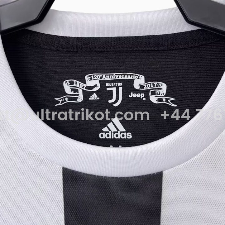 UltraTrikot-Retro Juventus 2017-18 120th Anniversary Special Edition Jersey