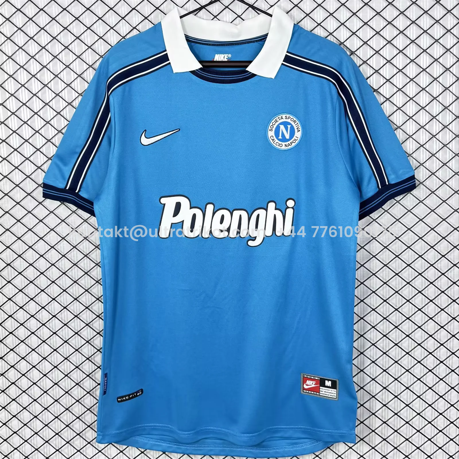 UltraTrikot-Retro Napoli 1998-99 Home Blue Jersey