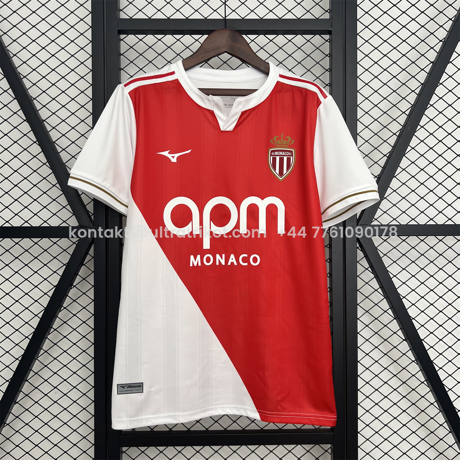 UltraTrikot-AS Monaco 25-26 Home Jersey - Fans Version