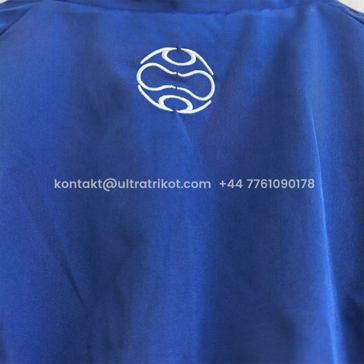 UltraTrikot-Retro Greece 2006 Vintage Style Windbreaker - White & Black