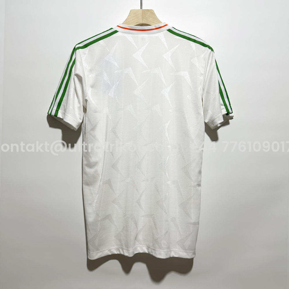 UltraTrikot-Retro Ireland 1990 Away Unsponsored Jersey