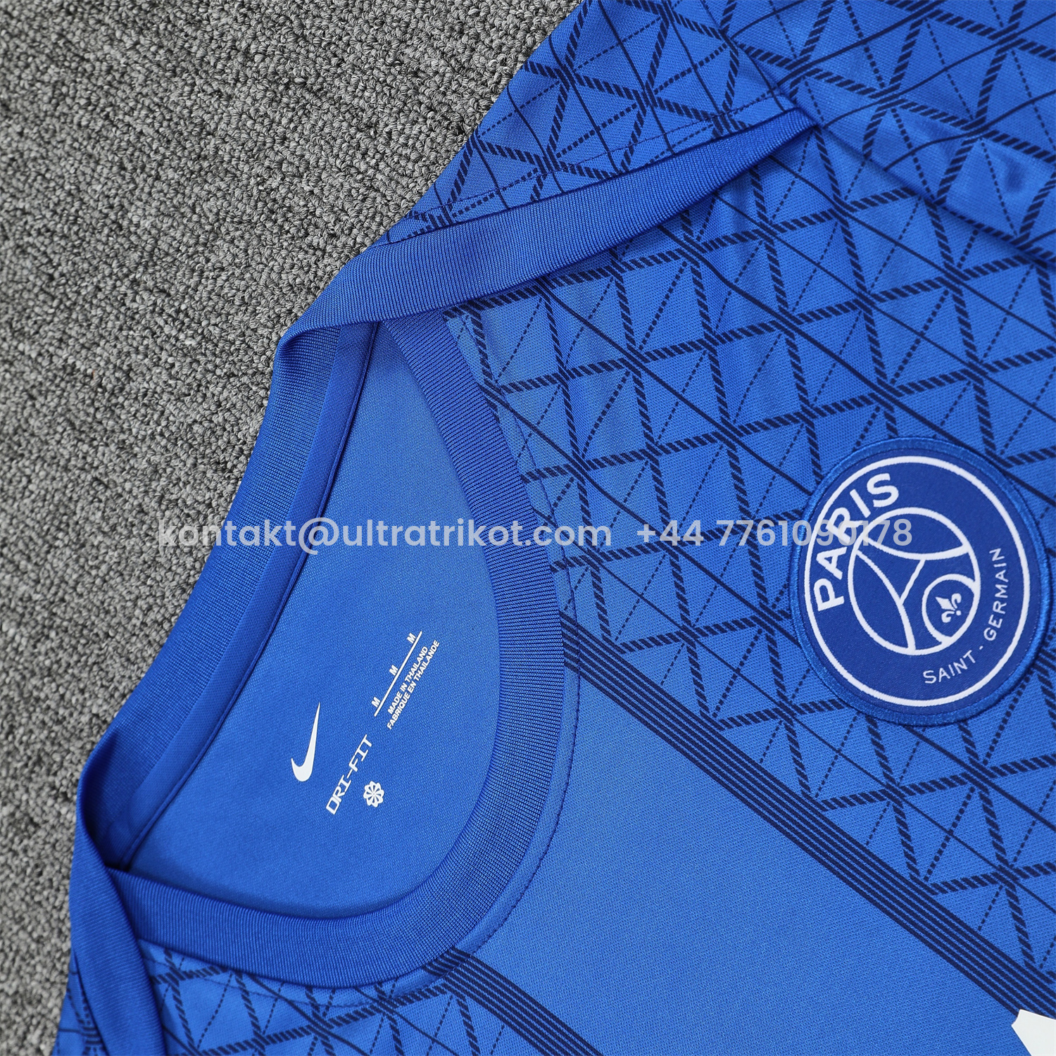 UltraTrikot-Paris Saint-Germain PSG 25-26 Short-Sleeve Training Set - Blue Top & Deep Blue Shorts