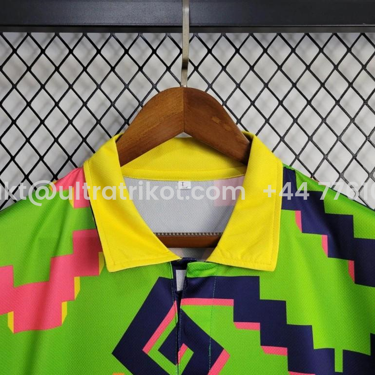 UltraTrikot-Retro Mexico 1995 Goalkeeper Green Black Jersey
