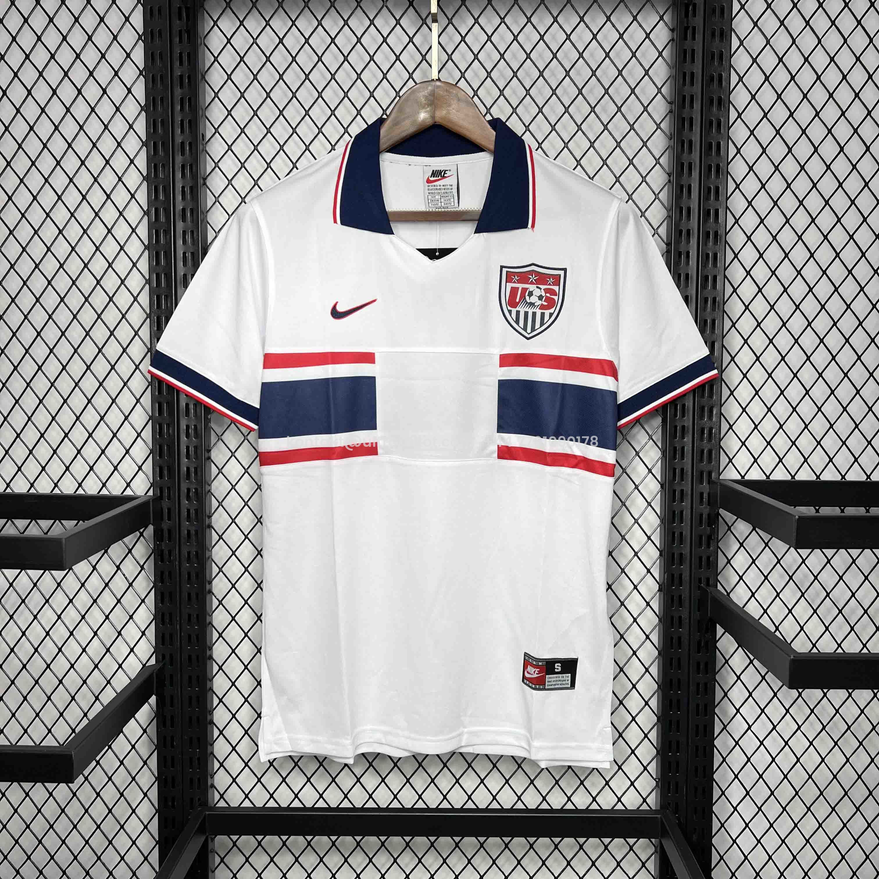 UltraTrikot-Retro United States USA 1995 Home Stadium Jersey