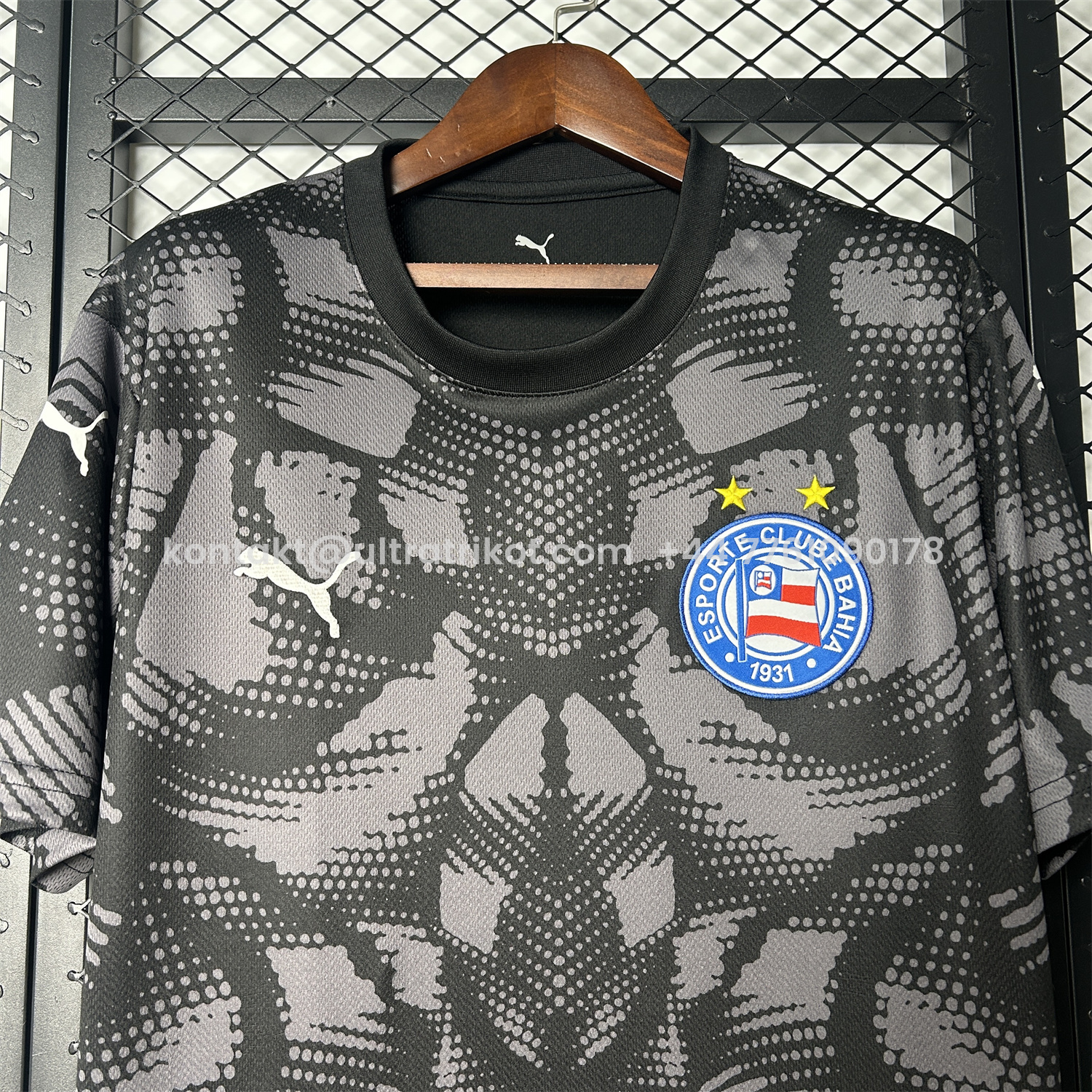 UltraTrikot-Bahia 25-26 Black Goalkeeper Jersey - Fans Version