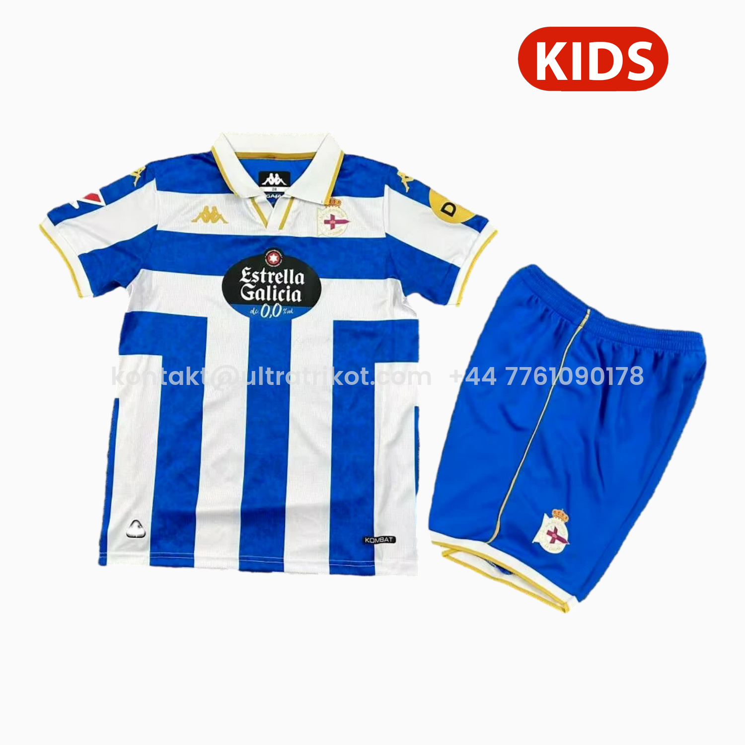 UltraTrikot-Deportivo de La Coruña 25-26 Home Kids Kit