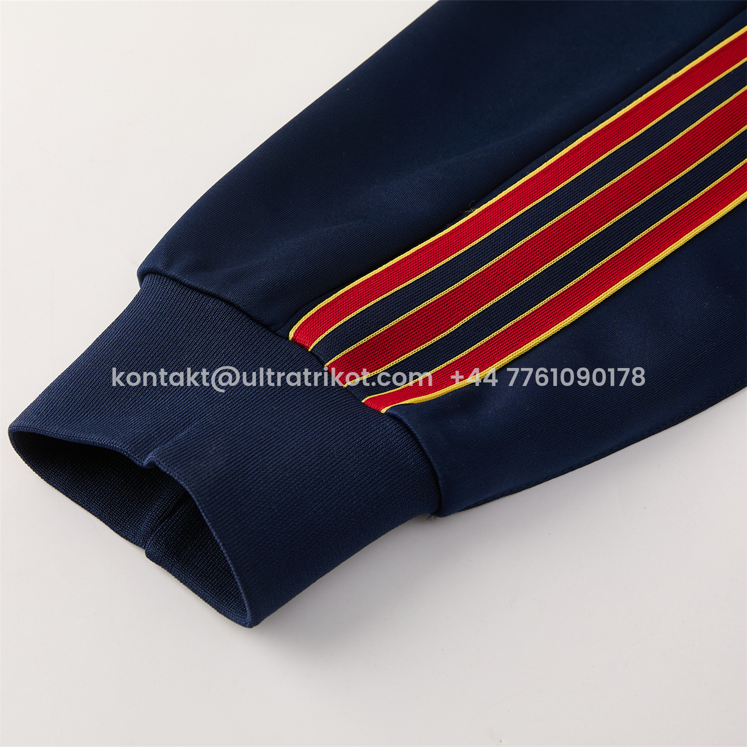 UltraTrikot-AS Roma 25-26 Originals LFSTLR Jacket Training Tracksuit - White Top and Blue Pant