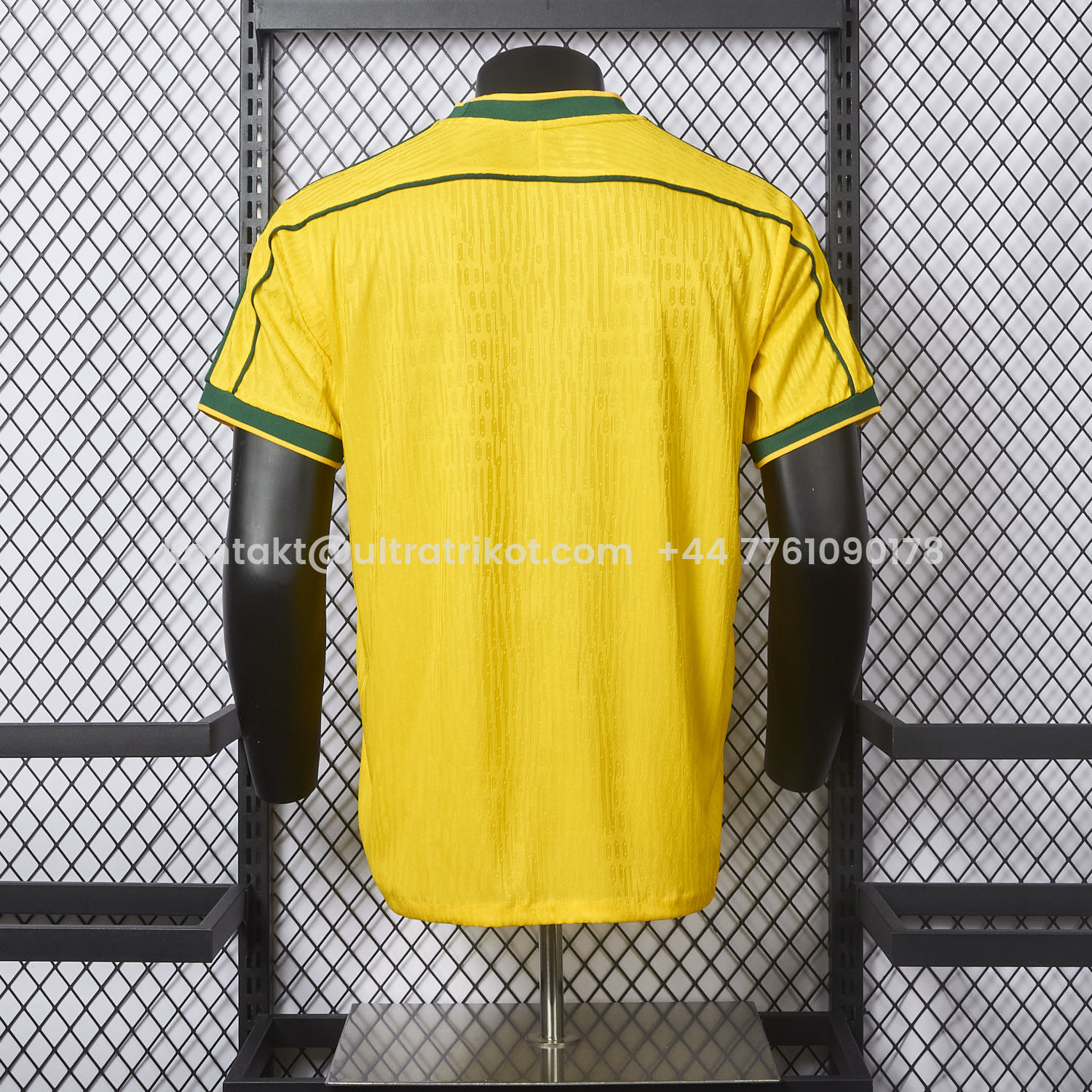 UltraTrikot-Retro Brazil 1998 Home Jersey - Player Version