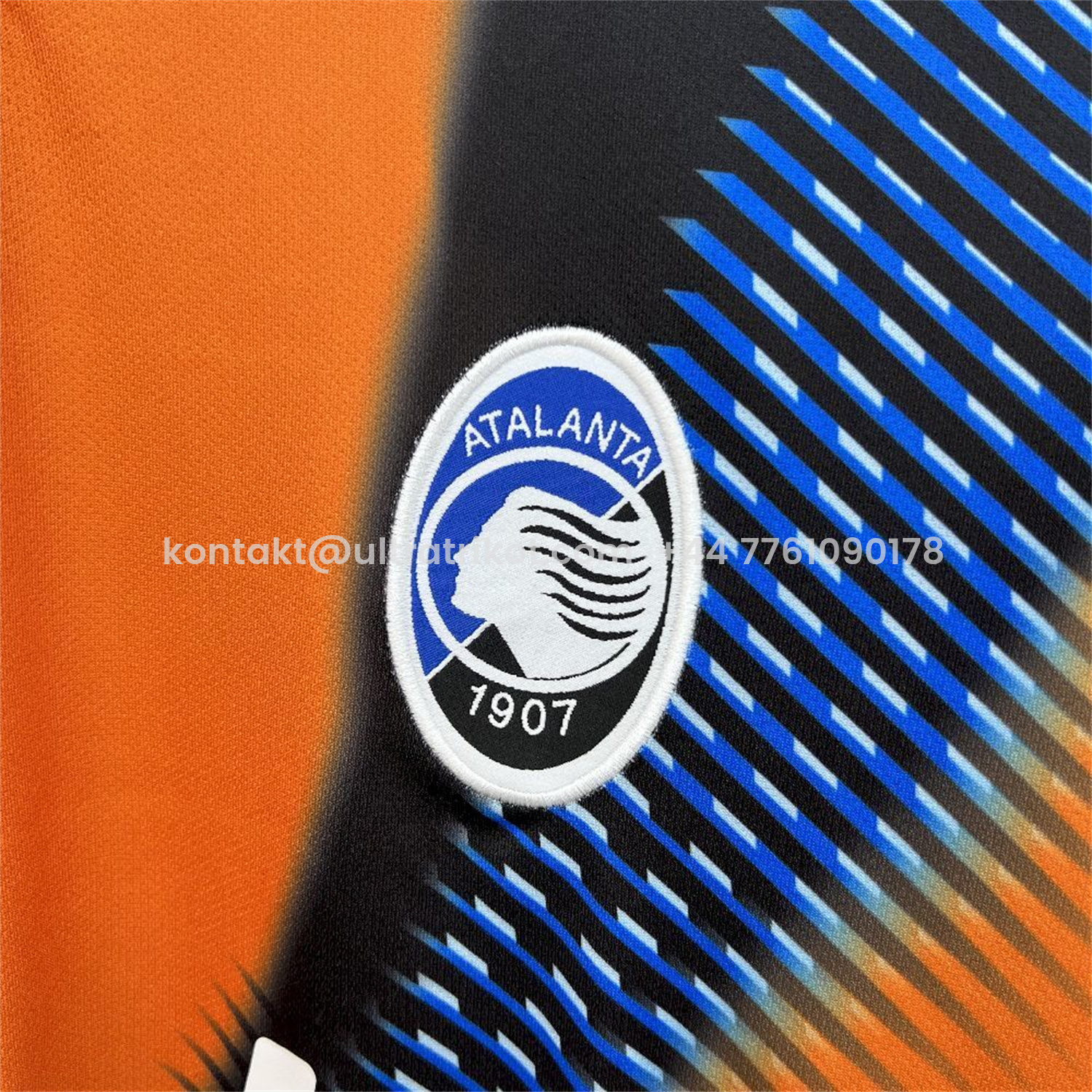 UltraTrikot-Atalanta 25-26 Third Orange And Blue Jersey - Fans Version