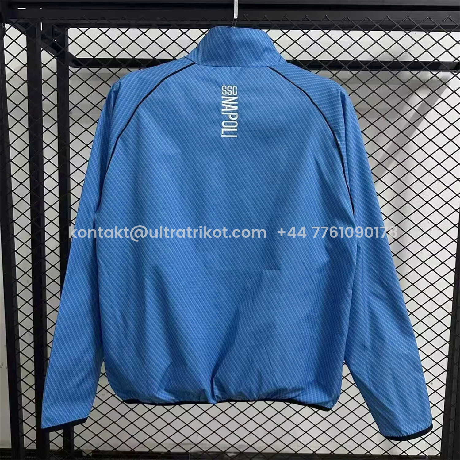 UltraTrikot-Napoli 25-26 Windbreaker Jacket - Blue