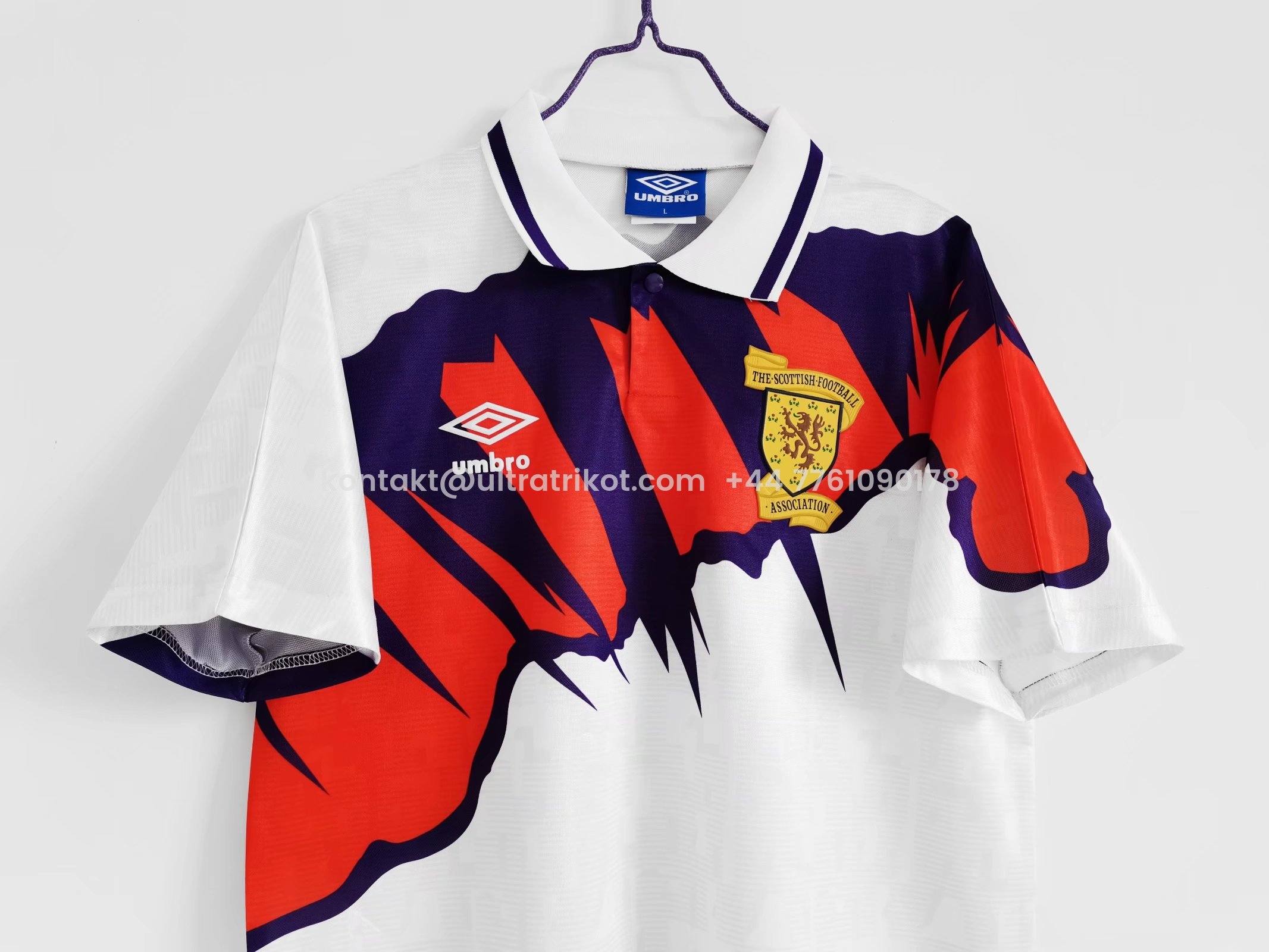 UltraTrikot-Retro S-c-o.t l.a-n.d 1992 Away Stadium Jersey