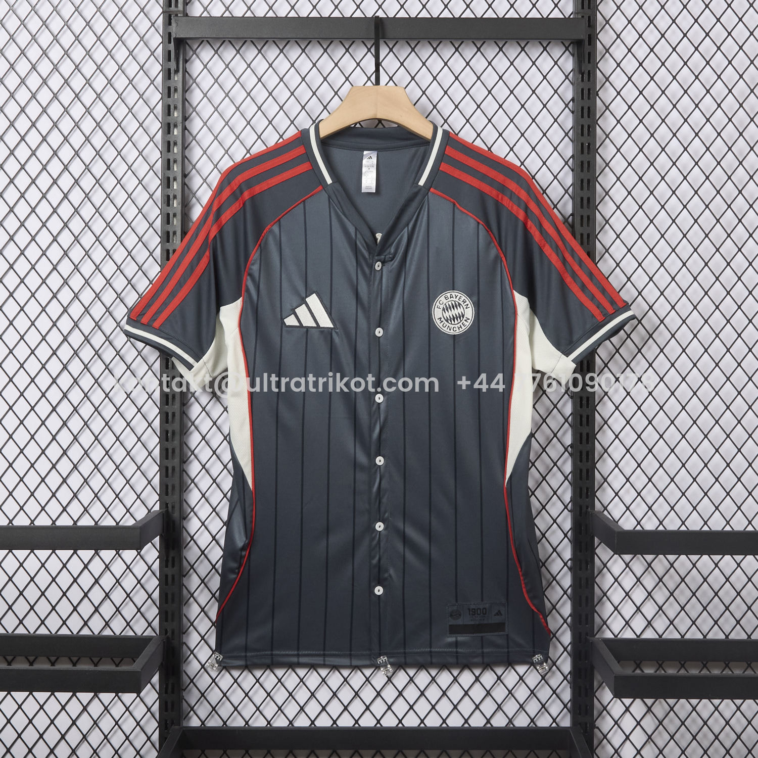 UltraTrikot-Bayern Munich 25-26 Deep Grey Baseball Jersey