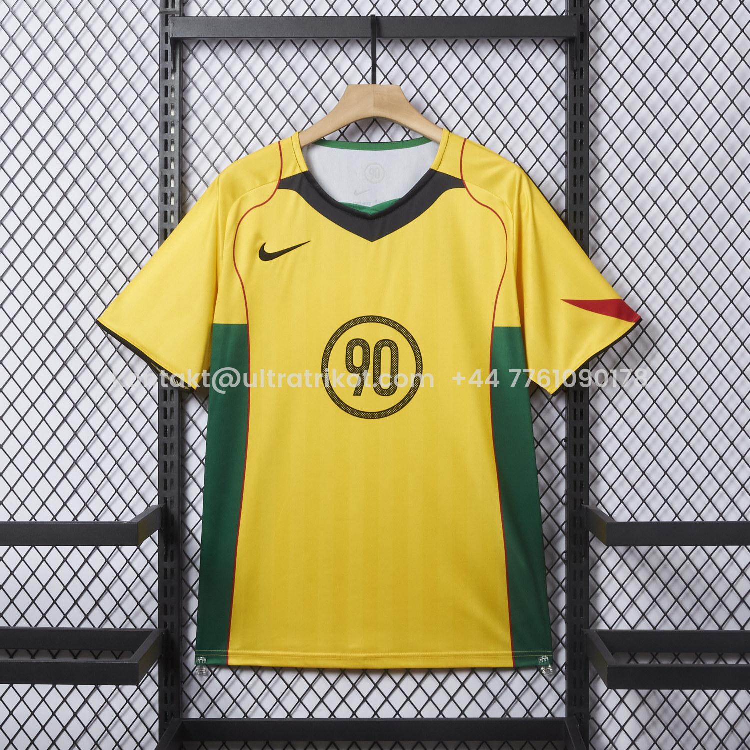 UltraTrikot-Brazil 25-26 Retro Style Total 90 Yellow Jersey - Fans Version