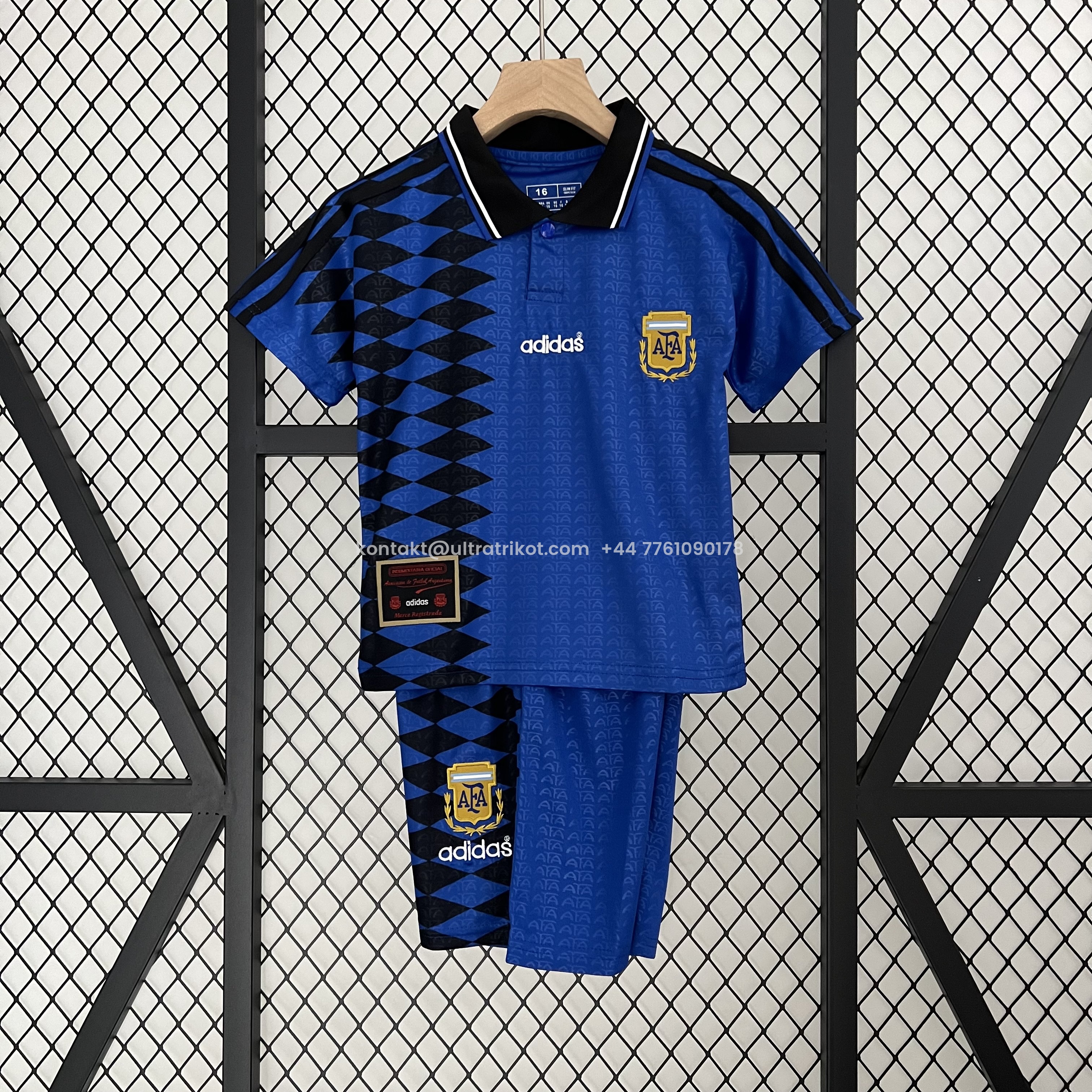 UltraTrikot-Retro Argentina 1994 Away Stadium Kids Kit
