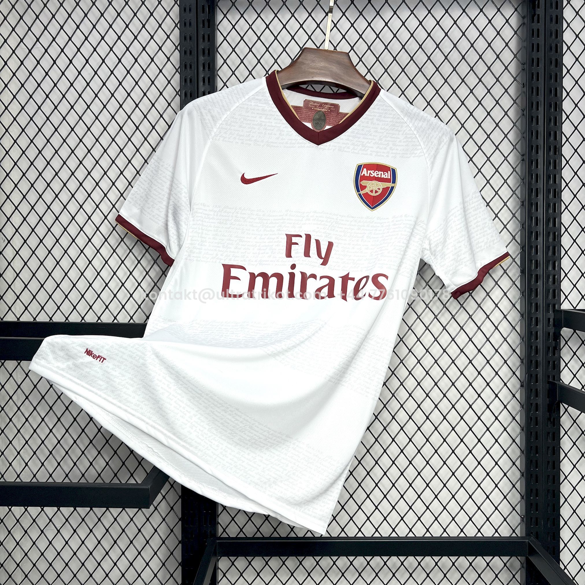 UltraTrikot-Retro Arsenal 2007-08 Away Jersey