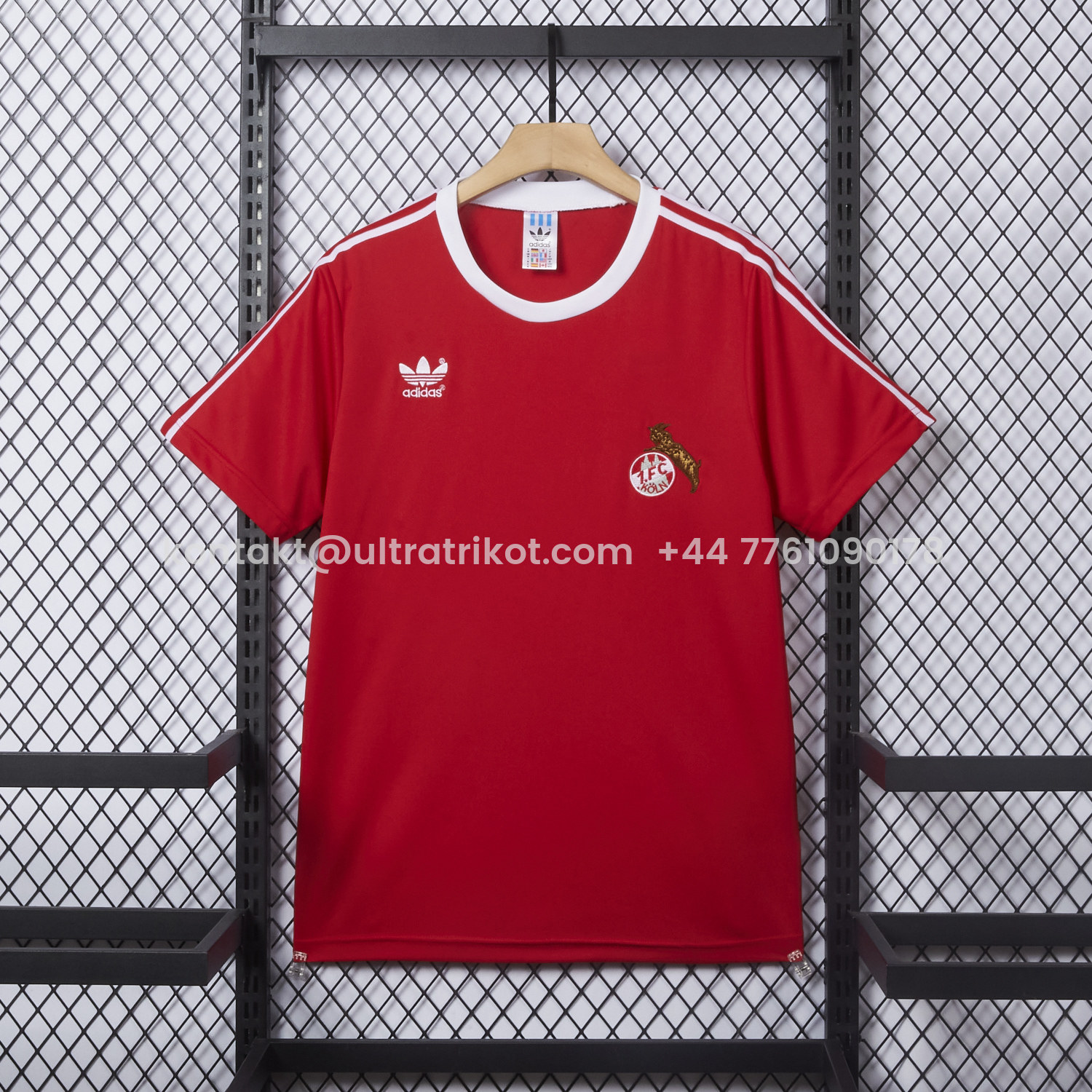 UltraTrikot-Retro 1. FC Köln 1977-78 Home Red Jersey