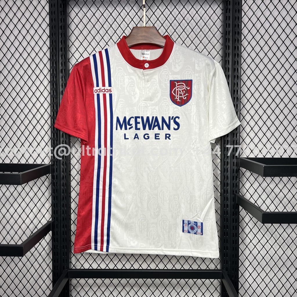 UltraTrikot-Retro Glasgow Rangers 1996-97 Away Stadium Jersey