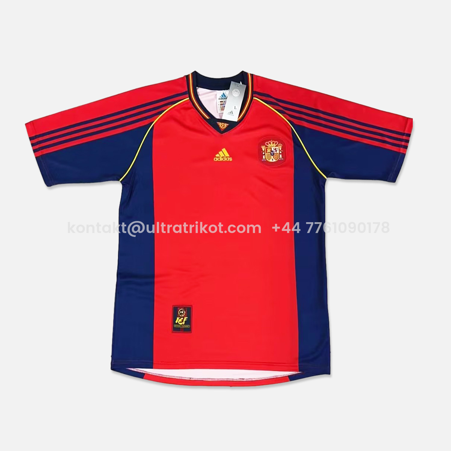 UltraTrikot-Retro Spain 1998-99 Home Stadium Jersey