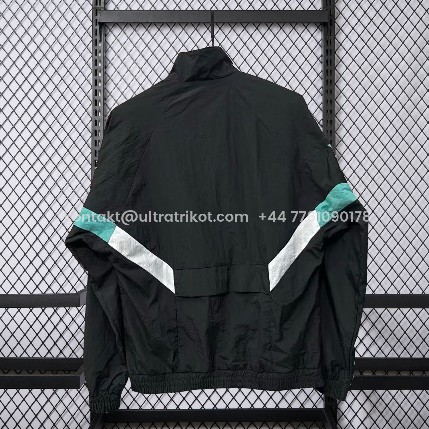 UltraTrikot-Newcastle United 25-26 Windbreaker Jacket - Black And Green