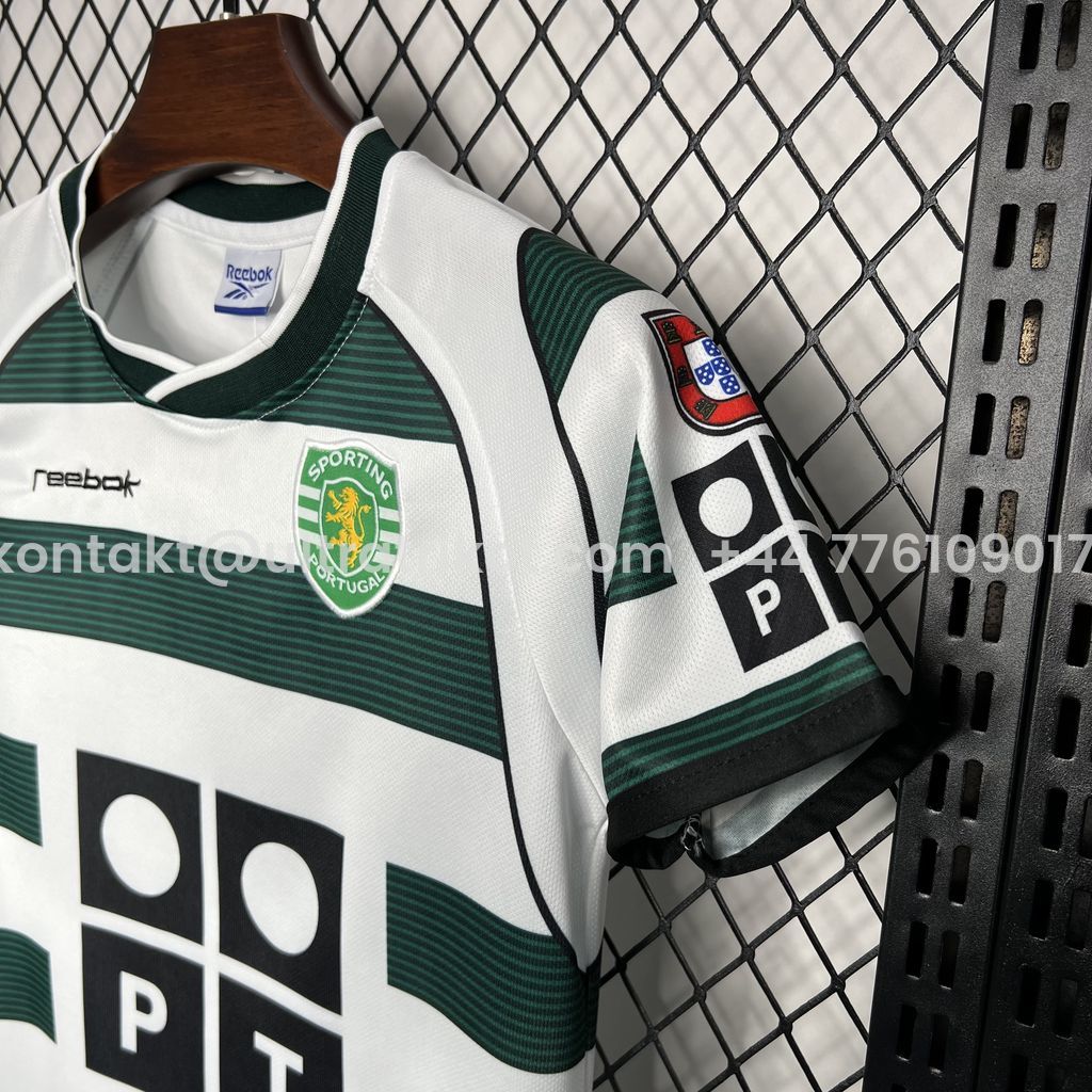 UltraTrikot-Retro Sporting CP 2001-03 Home Stadium Kids Kit