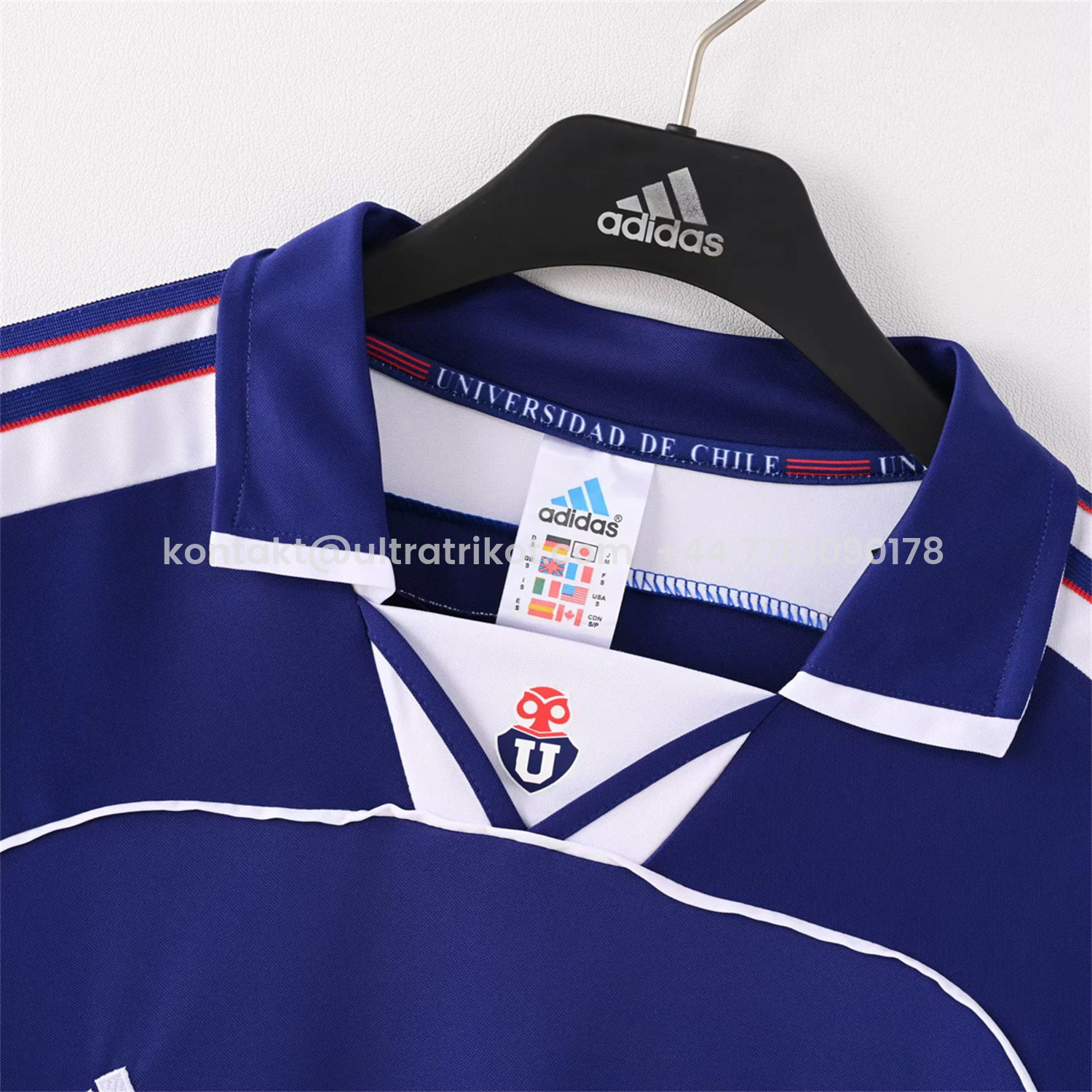 UltraTrikot-Retro Universidad De Chile 1999-00 Home Blue Jersey