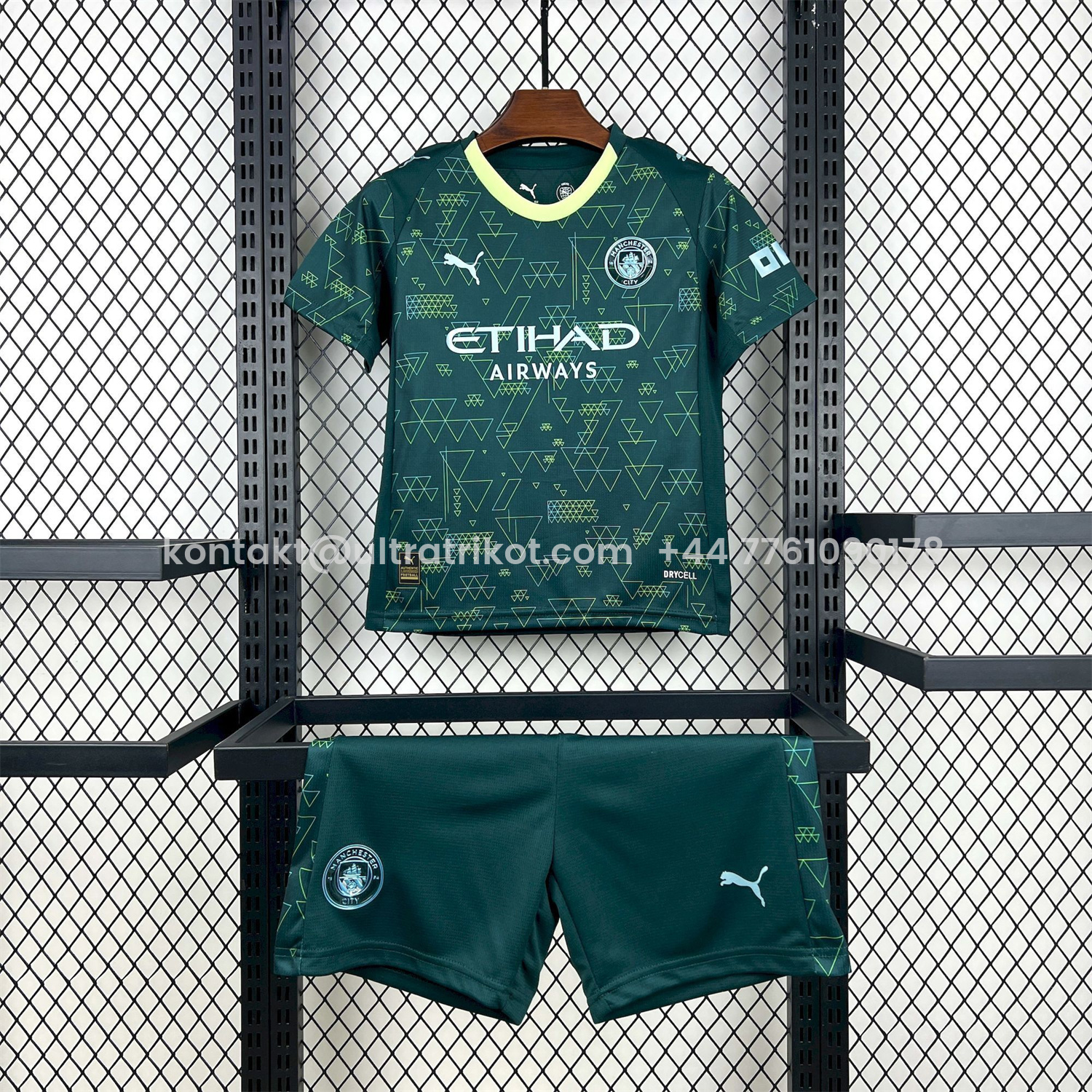 UltraTrikot-Manchester City 25-26 Fourth Green Kids Kit