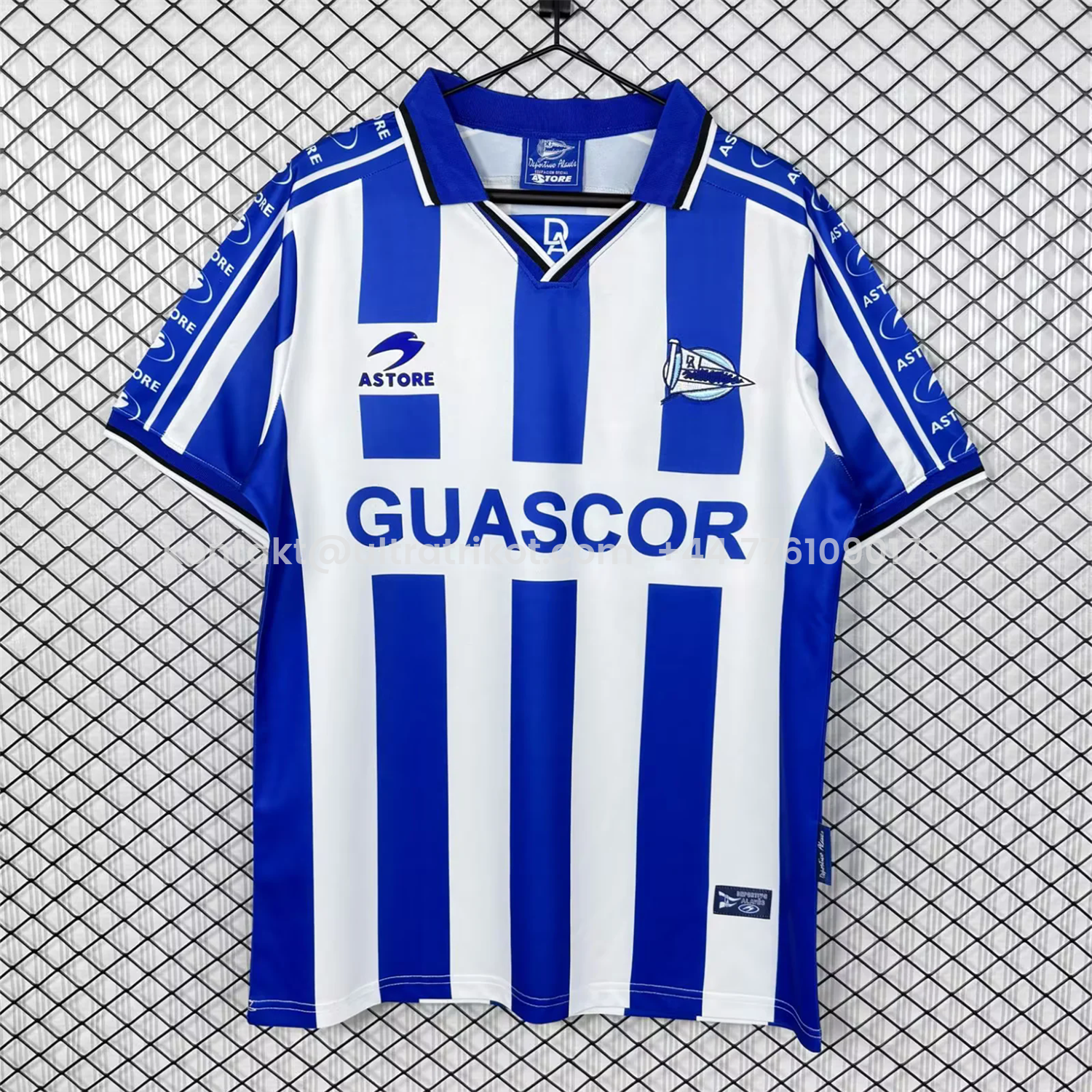 UltraTrikot-Retro Deportivo Alavés 1998-99 Home Jersey