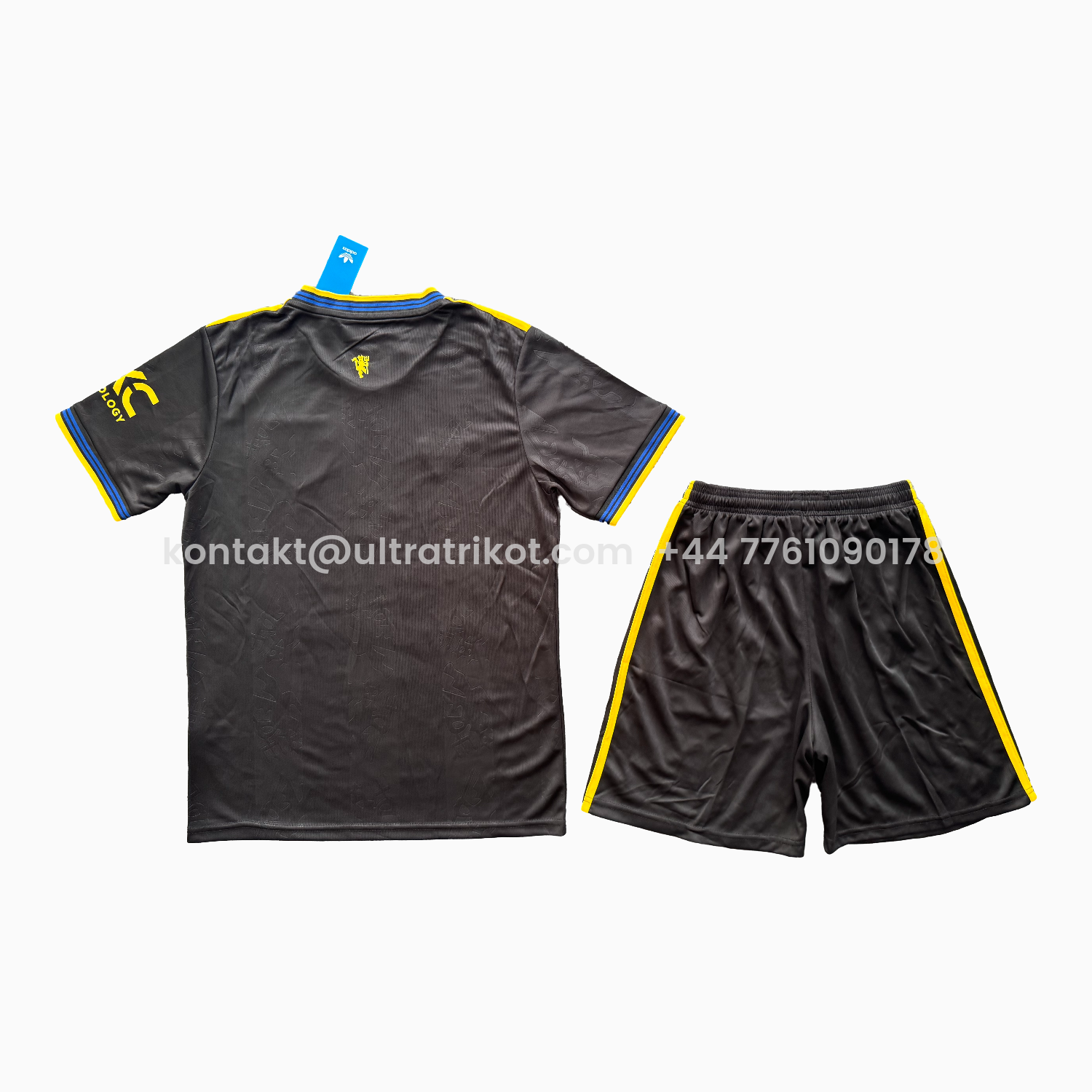 UltraTrikot-Manchester United 25-26 Third Men's Adult Jersey Set - Fans Version