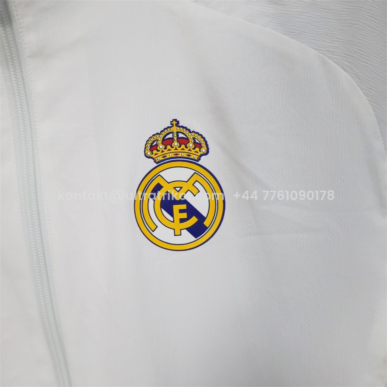 UltraTrikot-Real Madrid 25-26 White Windbreaker Jacket 