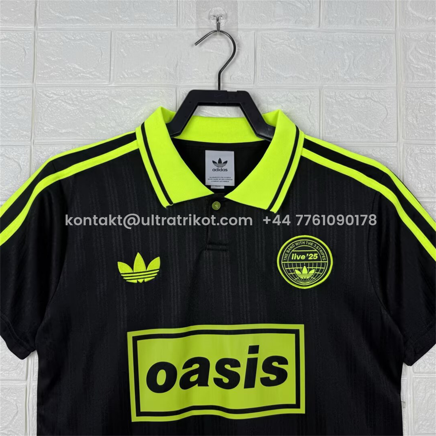 UltraTrikot-Bohemian 25-26 Oasis Originals Tour Black And Green Jersey - Fans Version