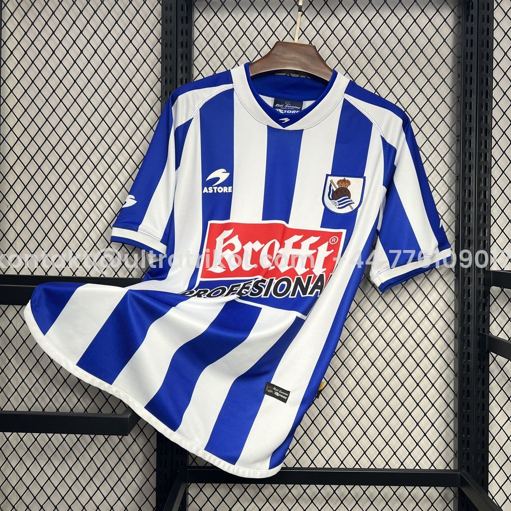 UltraTrikot-Retro Real Sociedad 2002-03 Home Jersey