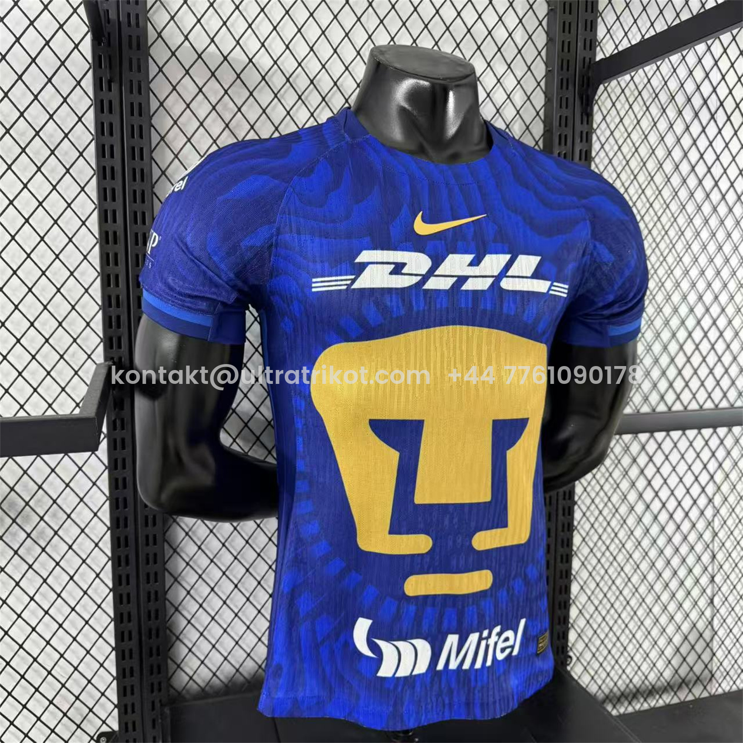 UltraTrikot-Pumas UNAM 25-26 Away Blue Jersey - Player Version