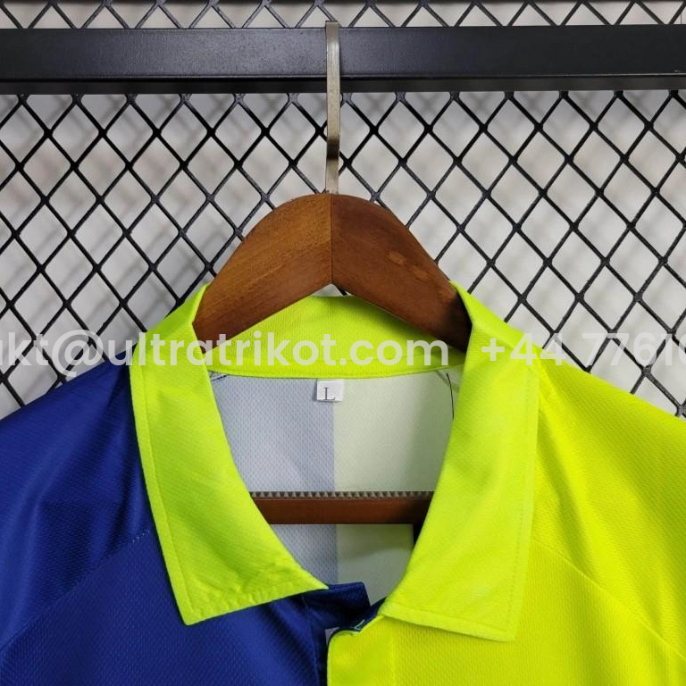 UltraTrikot-Retro Mexico 1998 World Cup Goalkeeper Green Blue Jersey