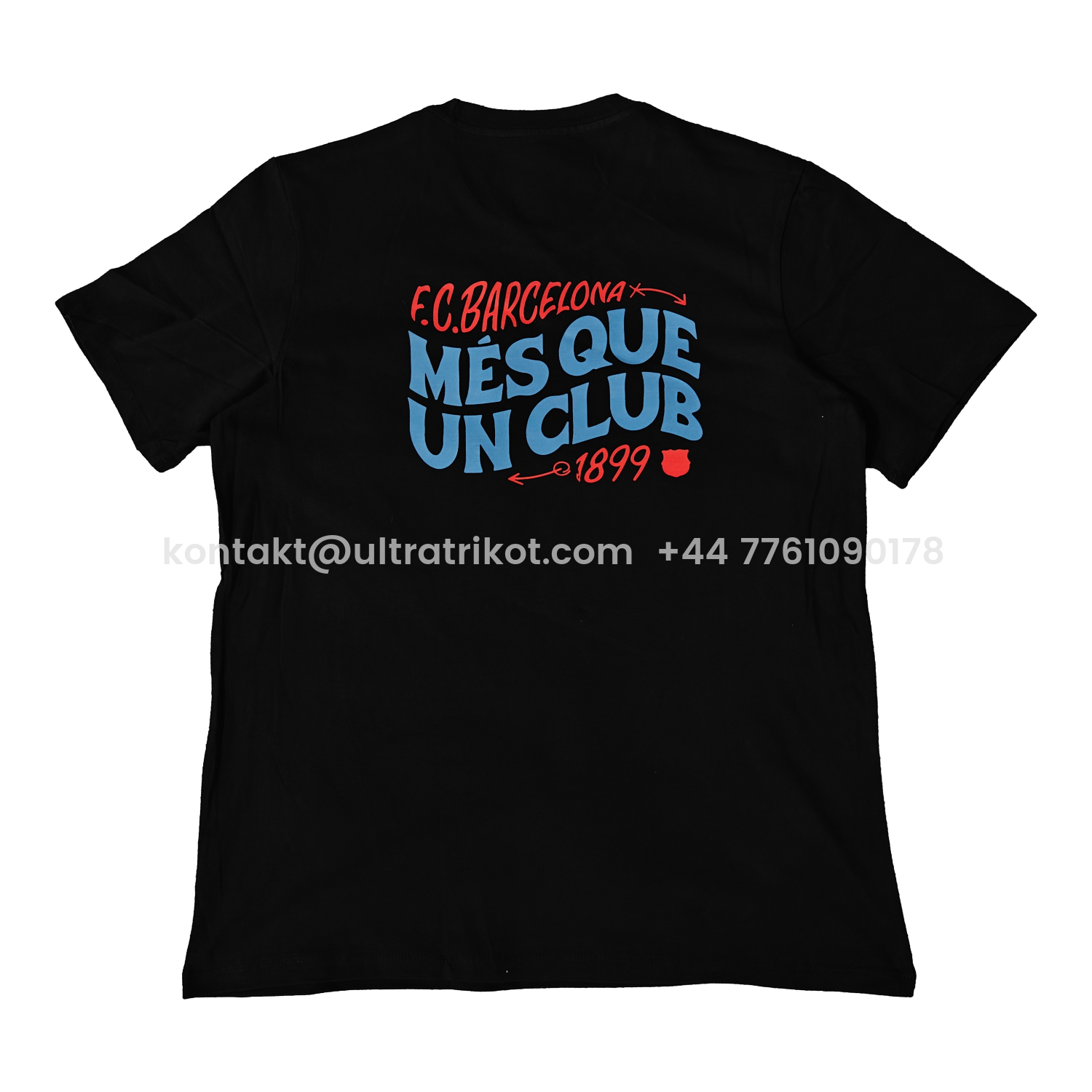 UltraTrikot-Barcelona Més Que Un Club Skateboard Aesthetics T-shirt【Black】