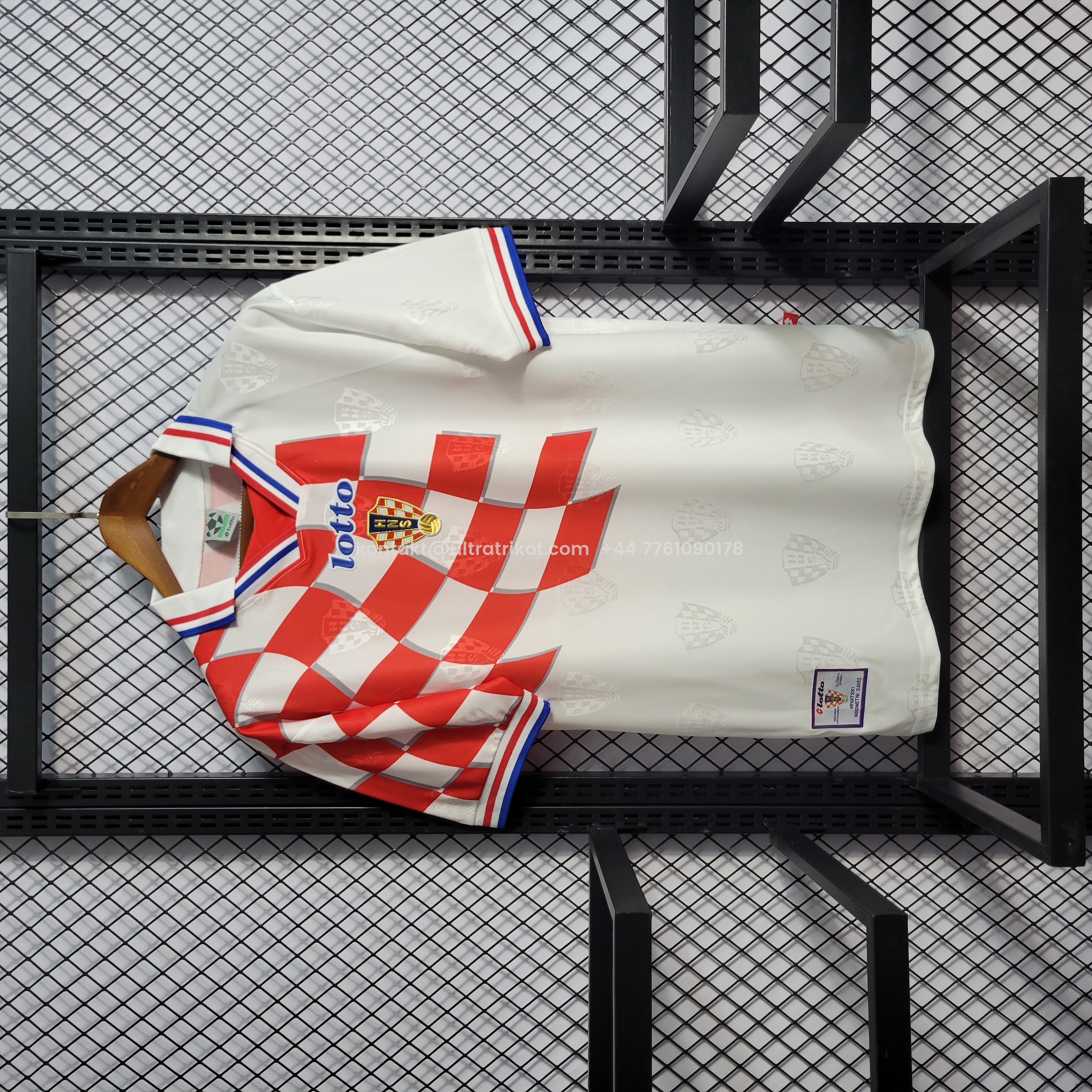 UltraTrikot-Retro Croatia 1998 Home Stadium Jersey