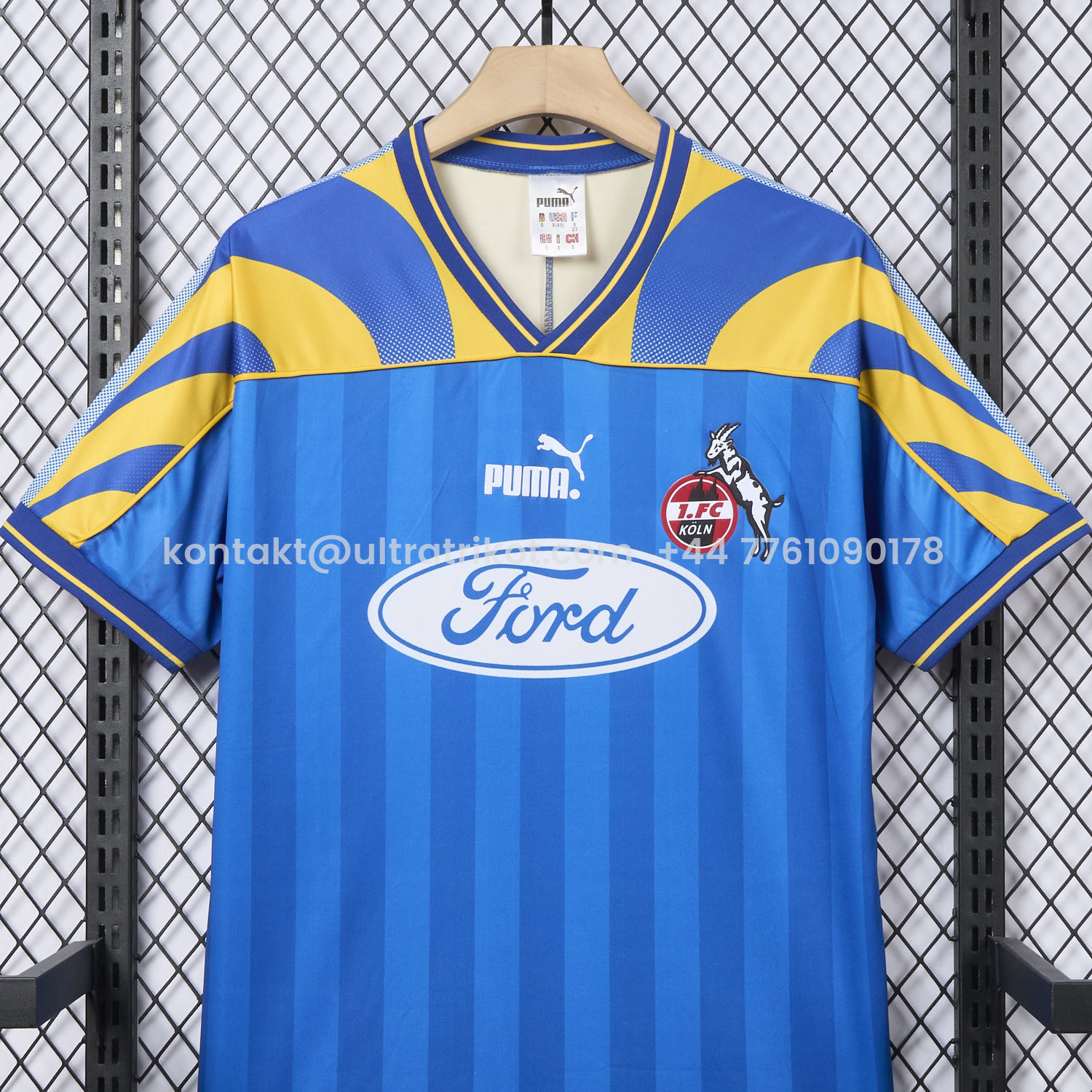 UltraTrikot-Retro 1. FC Köln 1995-96 Away Blue Jersey