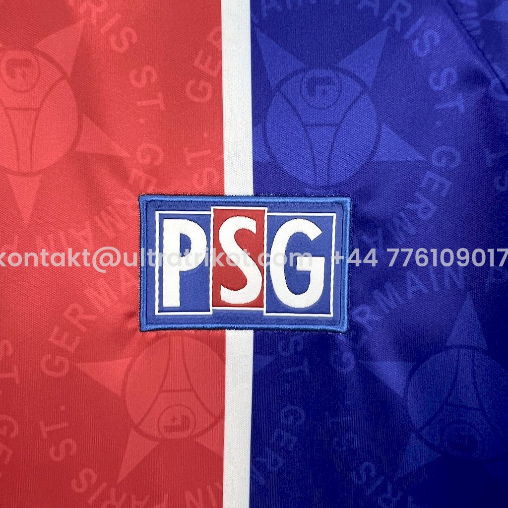 UltraTrikot-Retro Paris Saint-Germain PSG 1994-95 Home Unsponsored Jersey