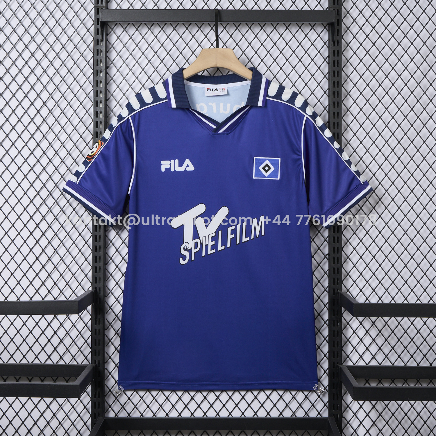 UltraTrikot-Retro Hamburger SV 2000-01 Away Blue Jersey