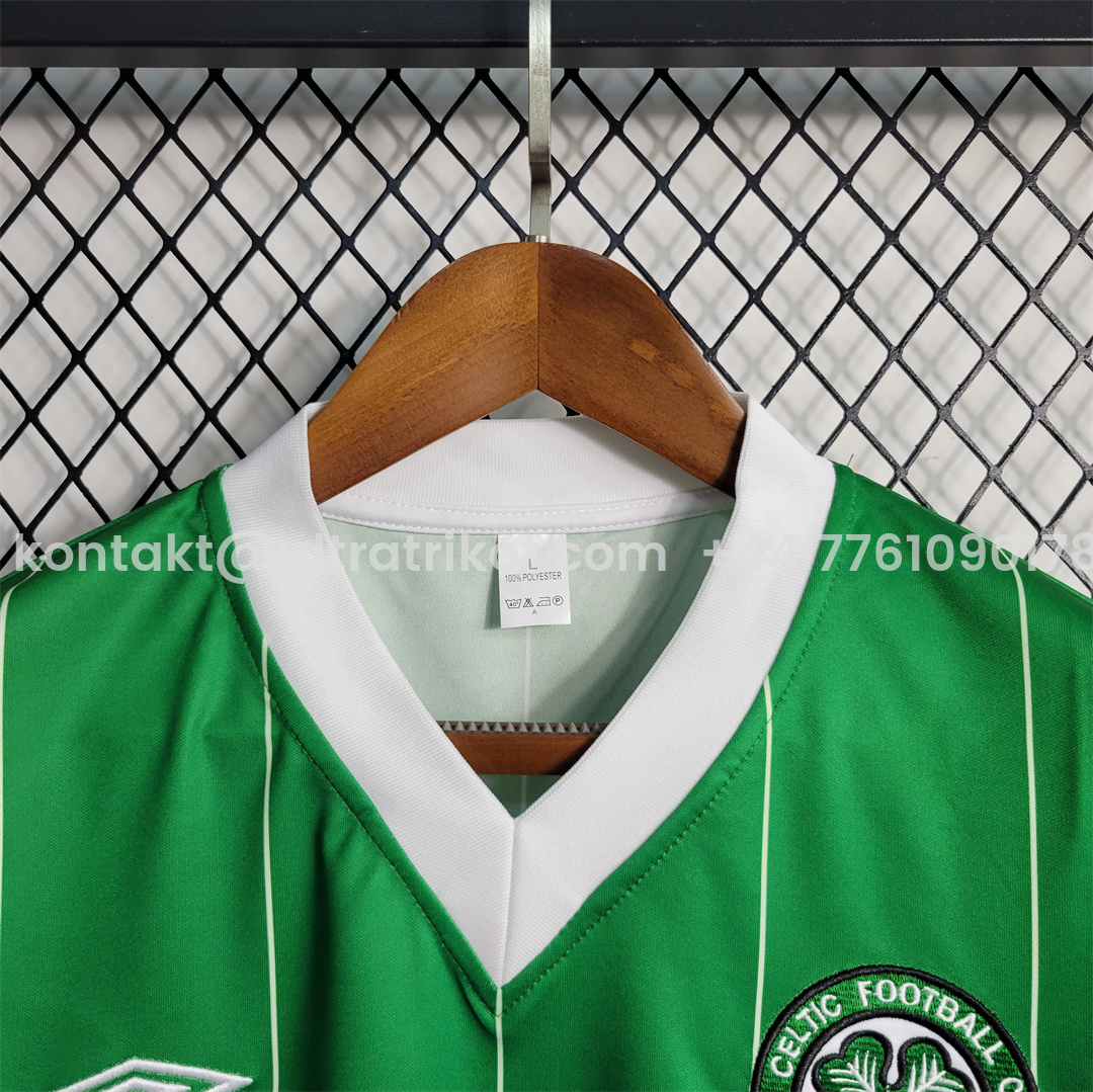 UltraTrikot-Retro Celtic 1984-86 Home Stadium Jersey