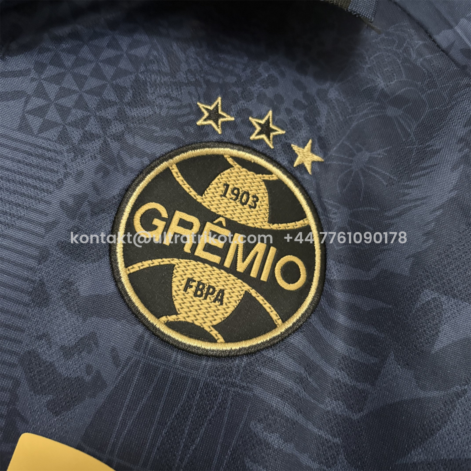 UltraTrikot-Gremio 25-26 Third Dark Blue Jersey - Fans Version