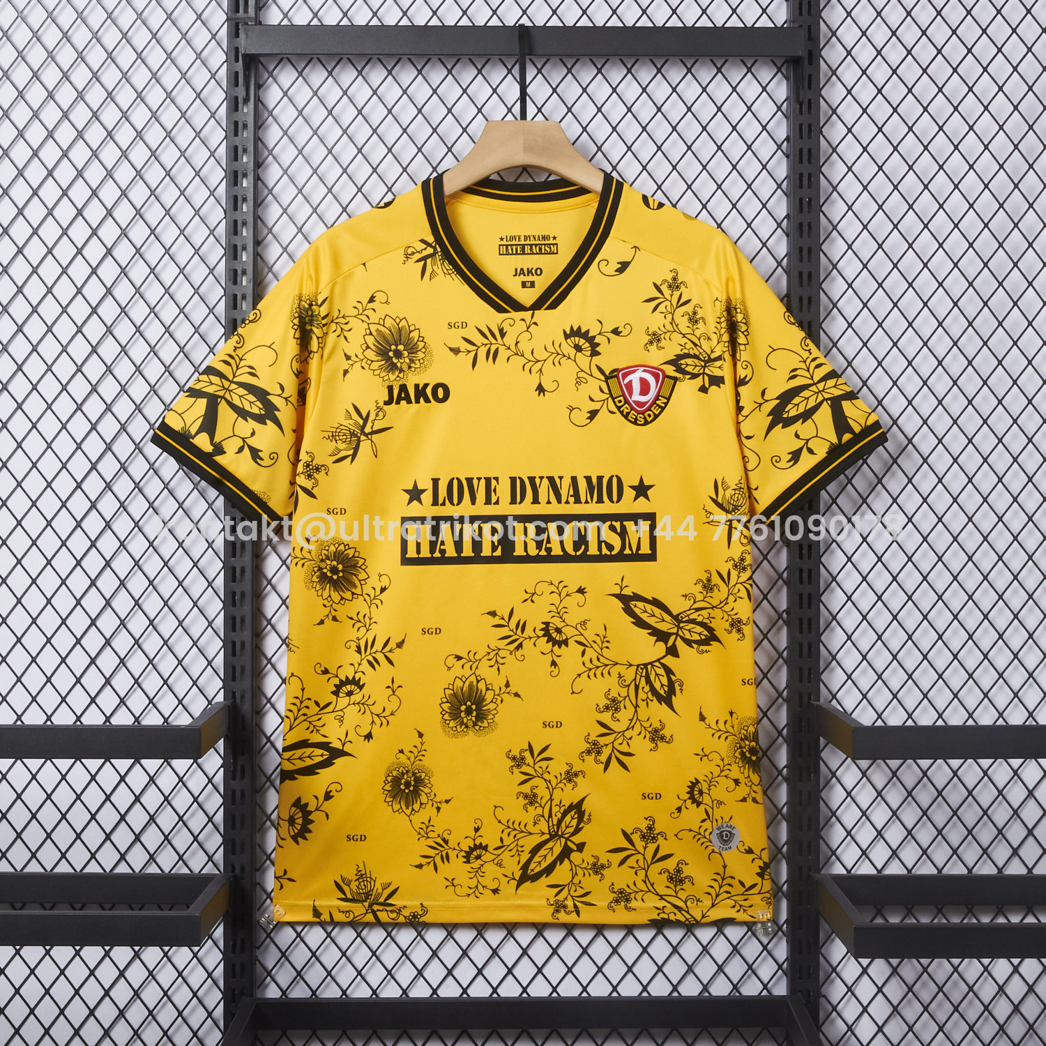 UltraTrikot-Dynamo Dresden 25-26 HATE RACISM Special Jersey - Fans Version