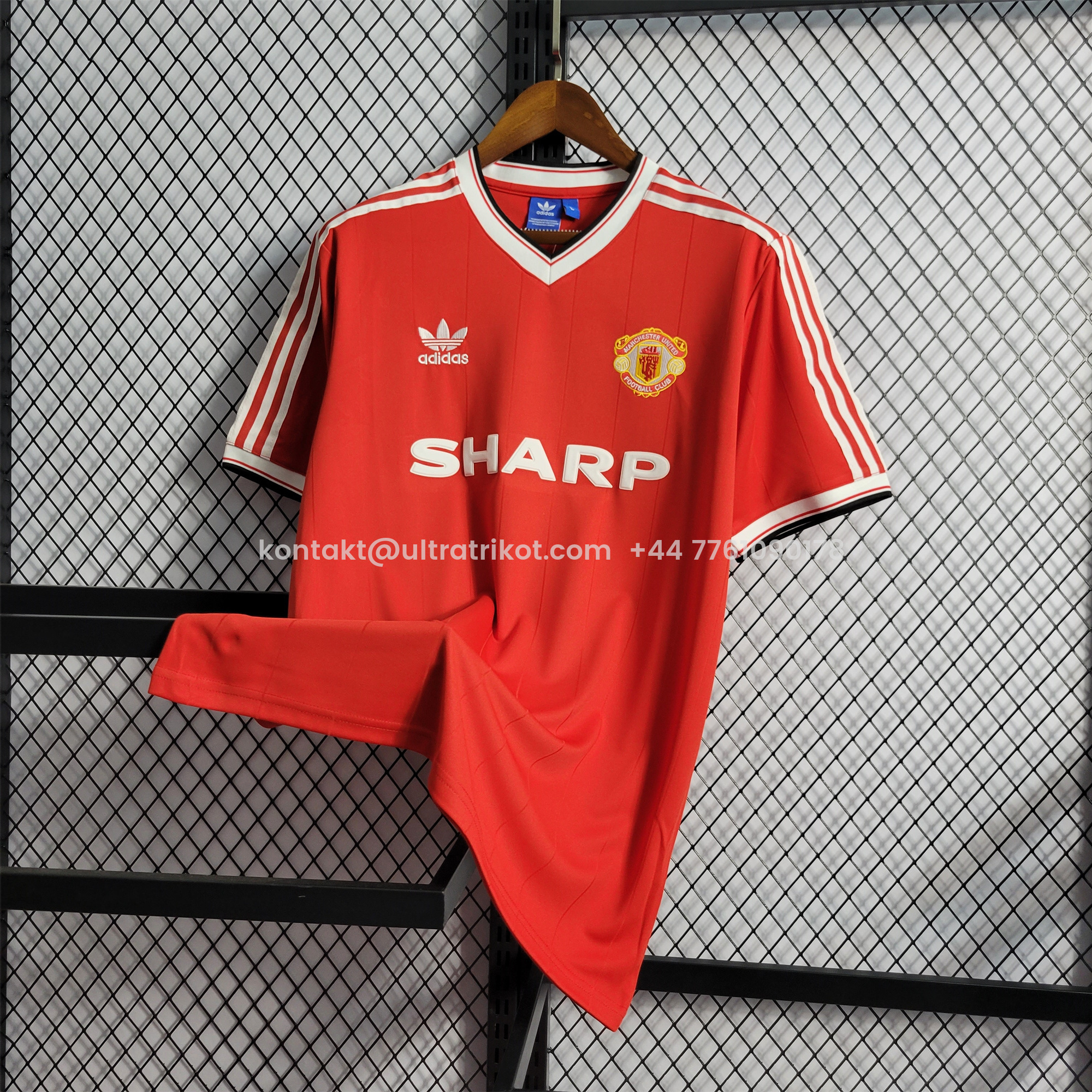 UltraTrikot-Retro Manchester United 83-84 Home Stadium Jersey