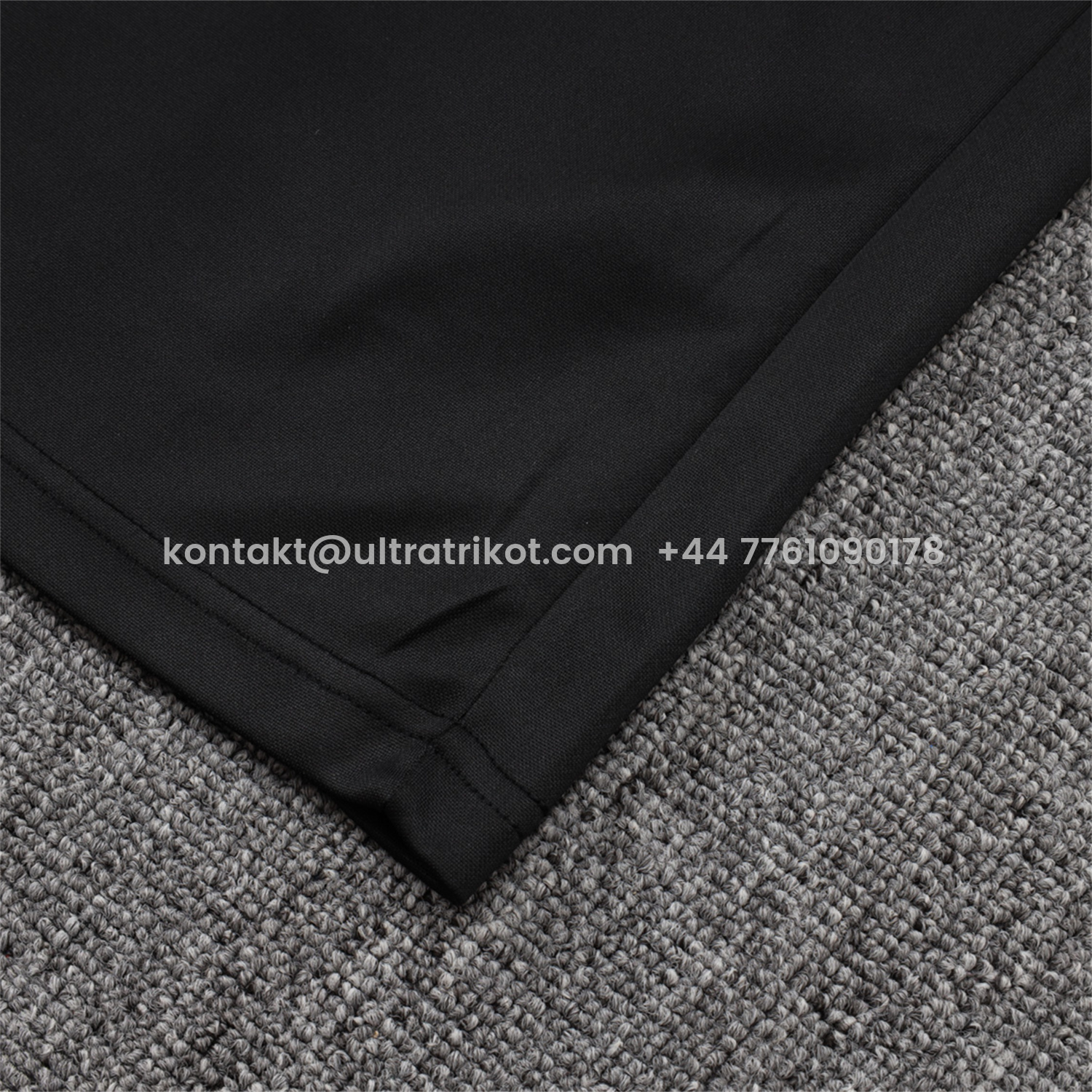 UltraTrikot-Barcelona X KB 25-26 Long Sleeve Training Set - Black Top with Purple Badge and Black Pants