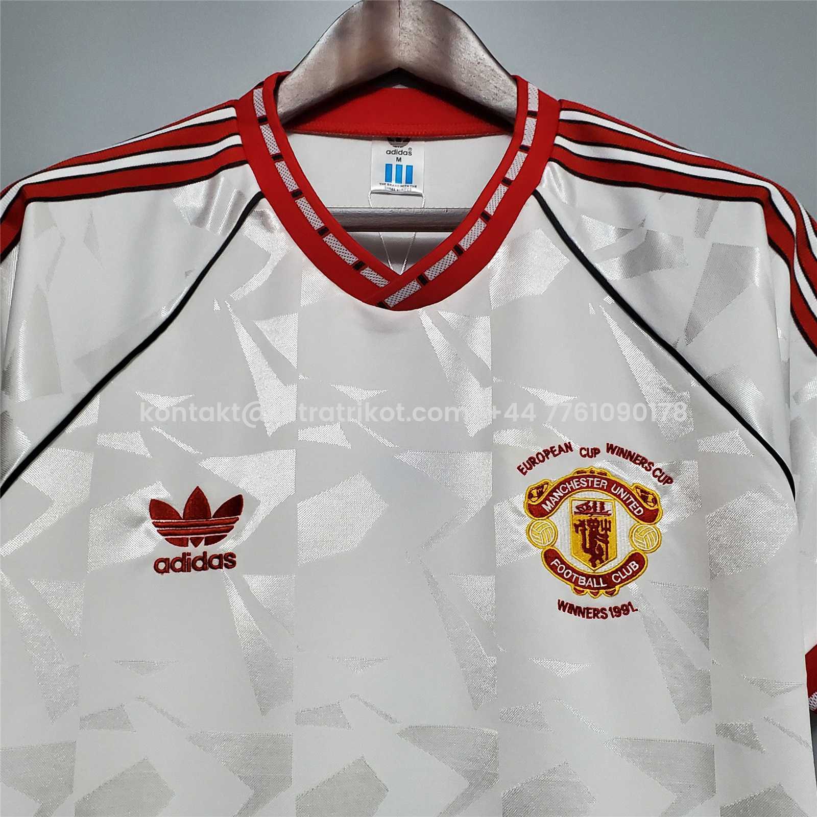 UltraTrikot-Retro Manchester United 90-91 Third Away Jersey