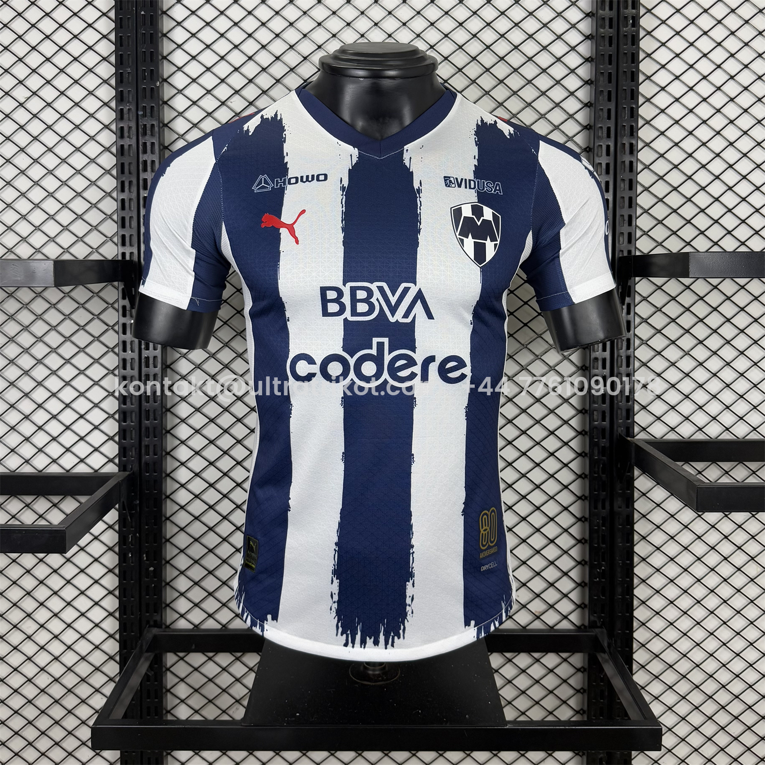 UltraTrikot-Rayados Monterrey 25-26 Home Stripes Jersey - Player Version