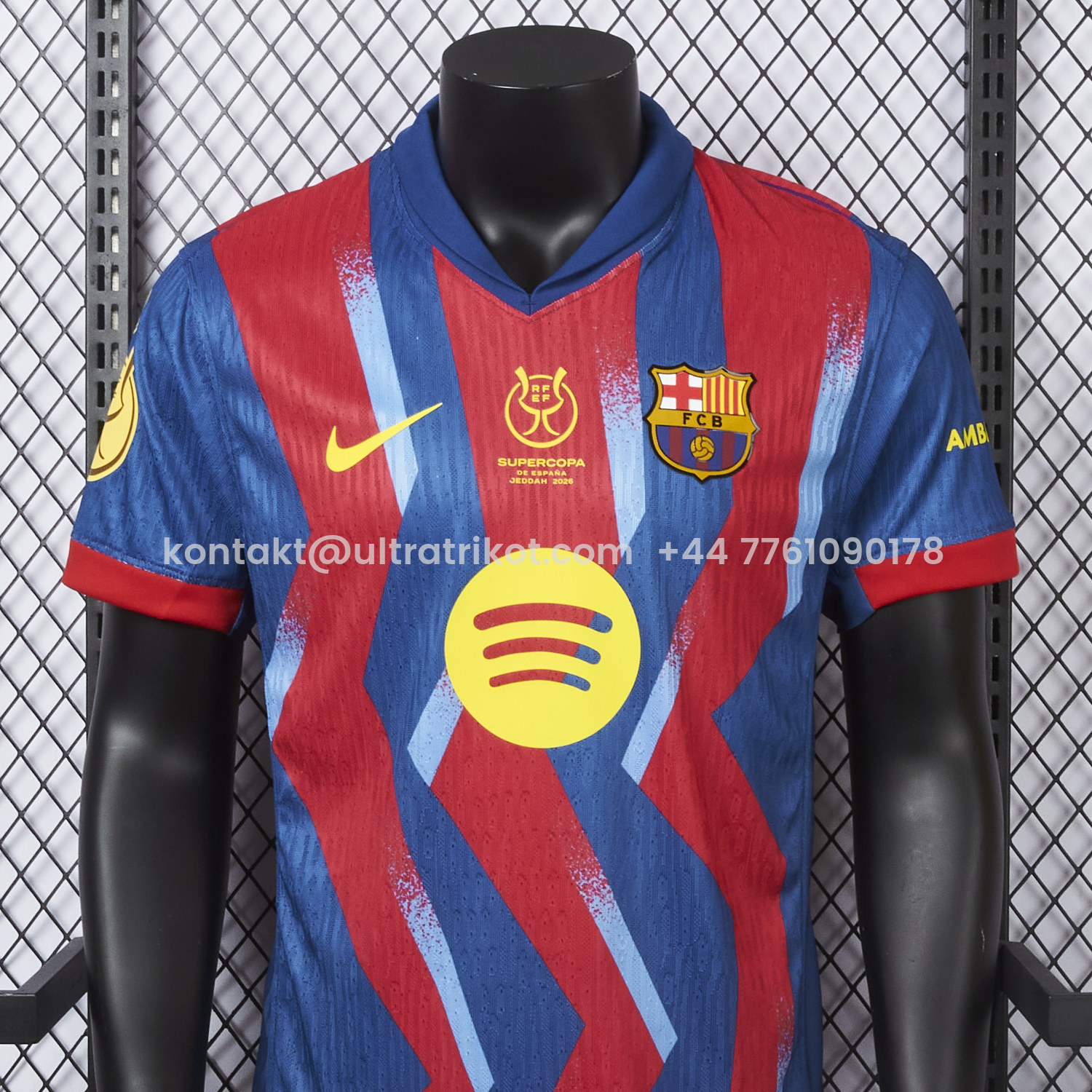 UltraTrikot-Barcelona 25-26 Supercopa De España Fourth Jersey - Player Version