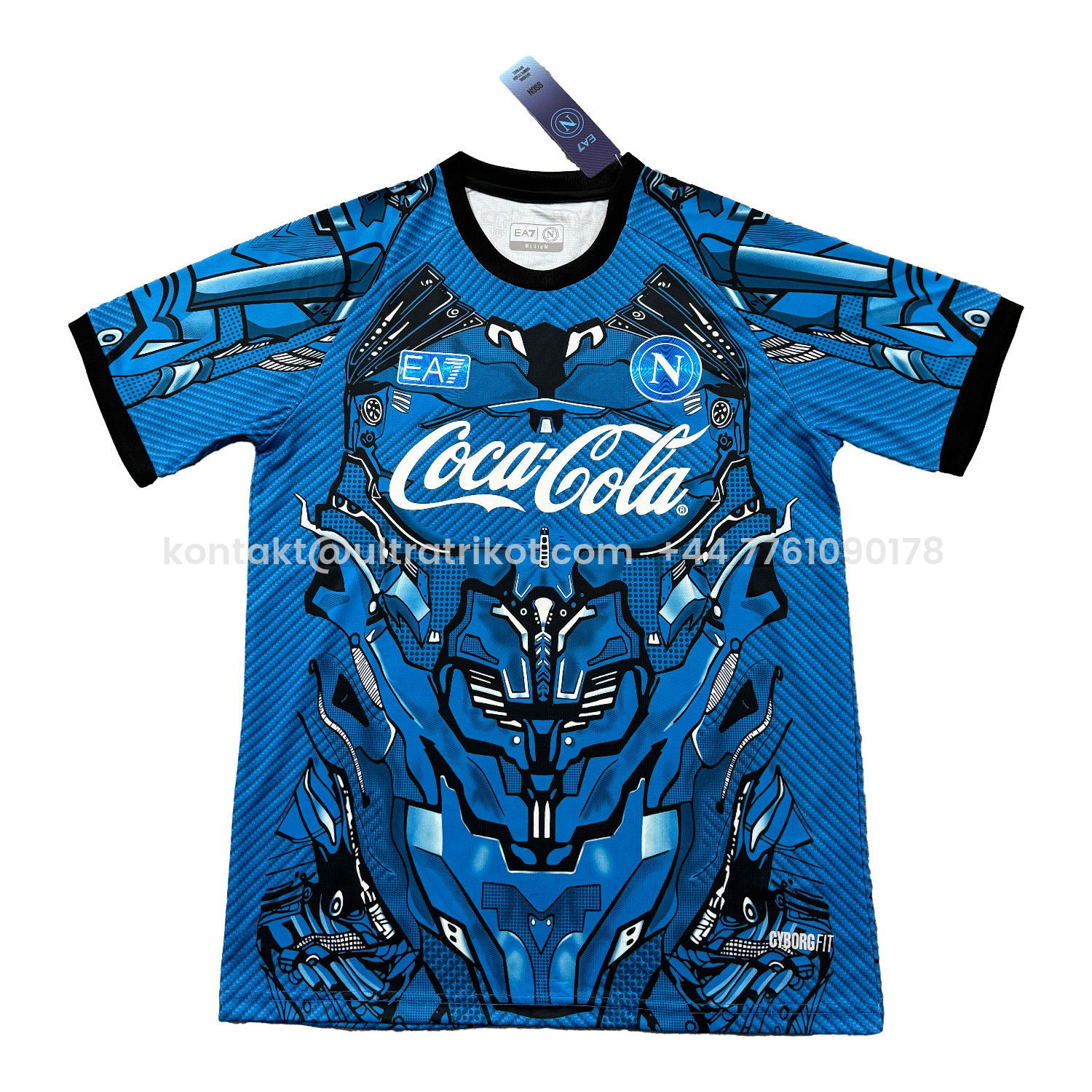 UltraTrikot-Napoli 25-26 Blue Mecha Training Jersey - Fans Version