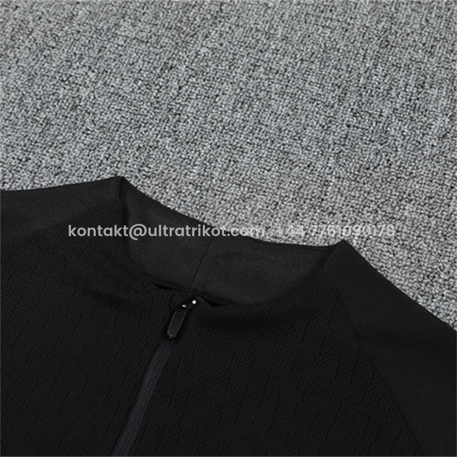 UltraTrikot-Paris Saint-Germain PSG 25-26 Jordan Long Sleeve Training Set - Pure Black Top & Pants