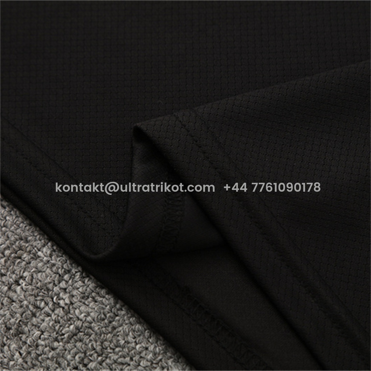 UltraTrikot-Paris Saint-Germain PSG 25-26 Kids Short-Sleeve Training Set - White Edge Black Top & Black Shorts